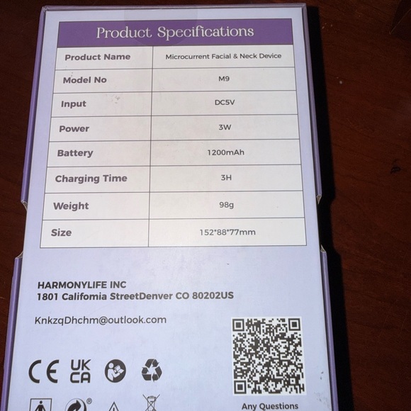 Microcurrent Facial & Neck Device - White - Picture 3 of 3